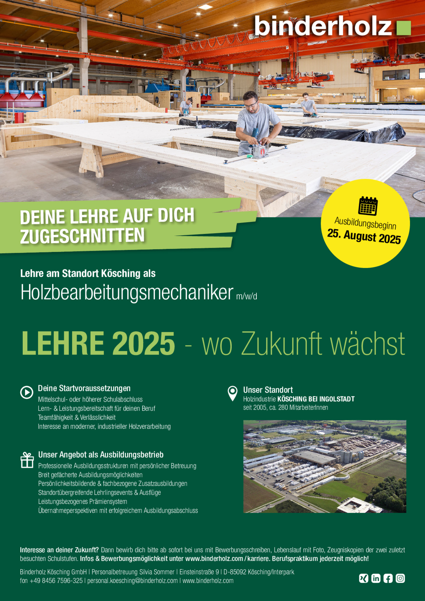 Holzbearbeitungsmechaniker m/w/d (Kösching)