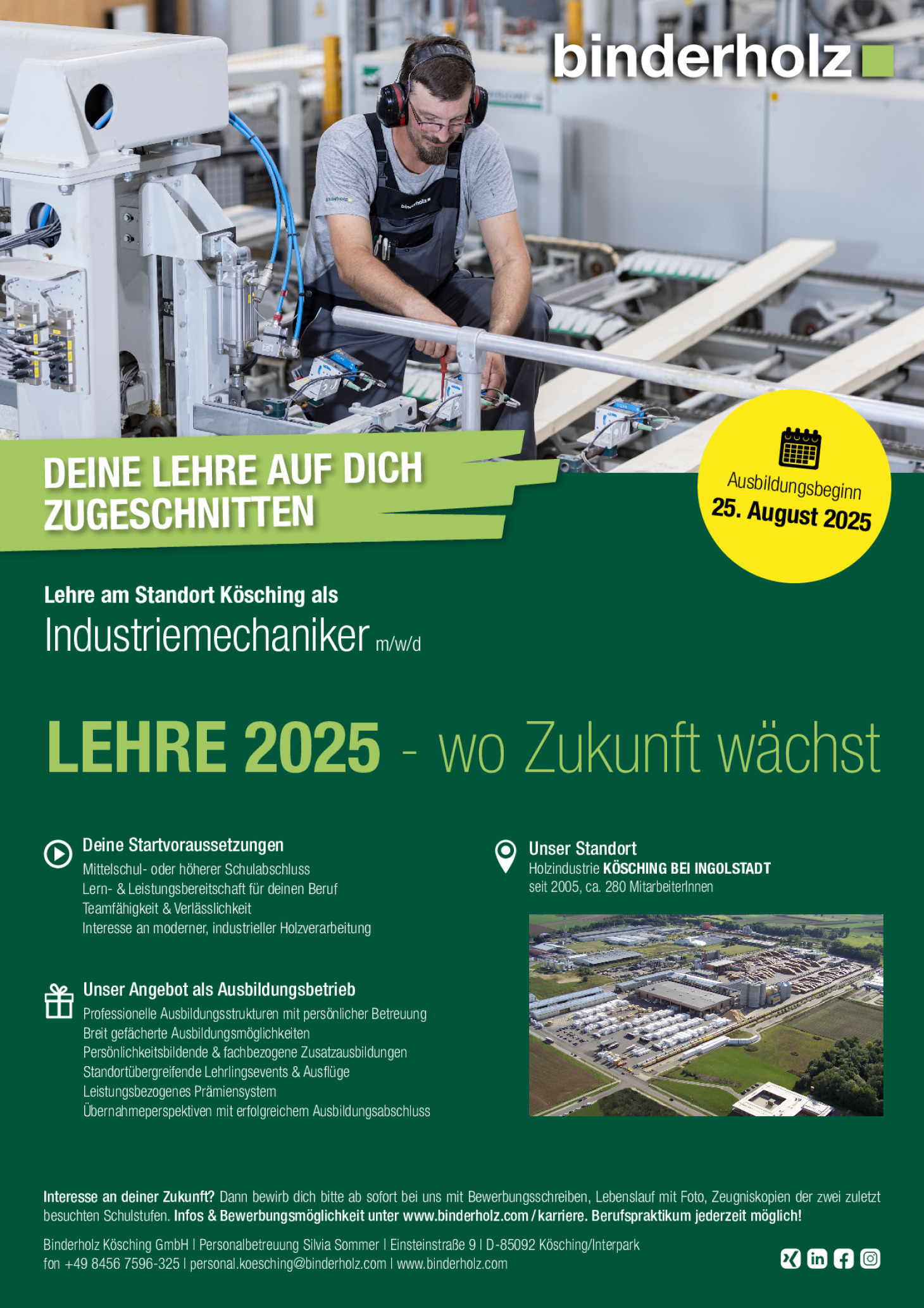 Industriemechaniker m/w/d (Kösching)