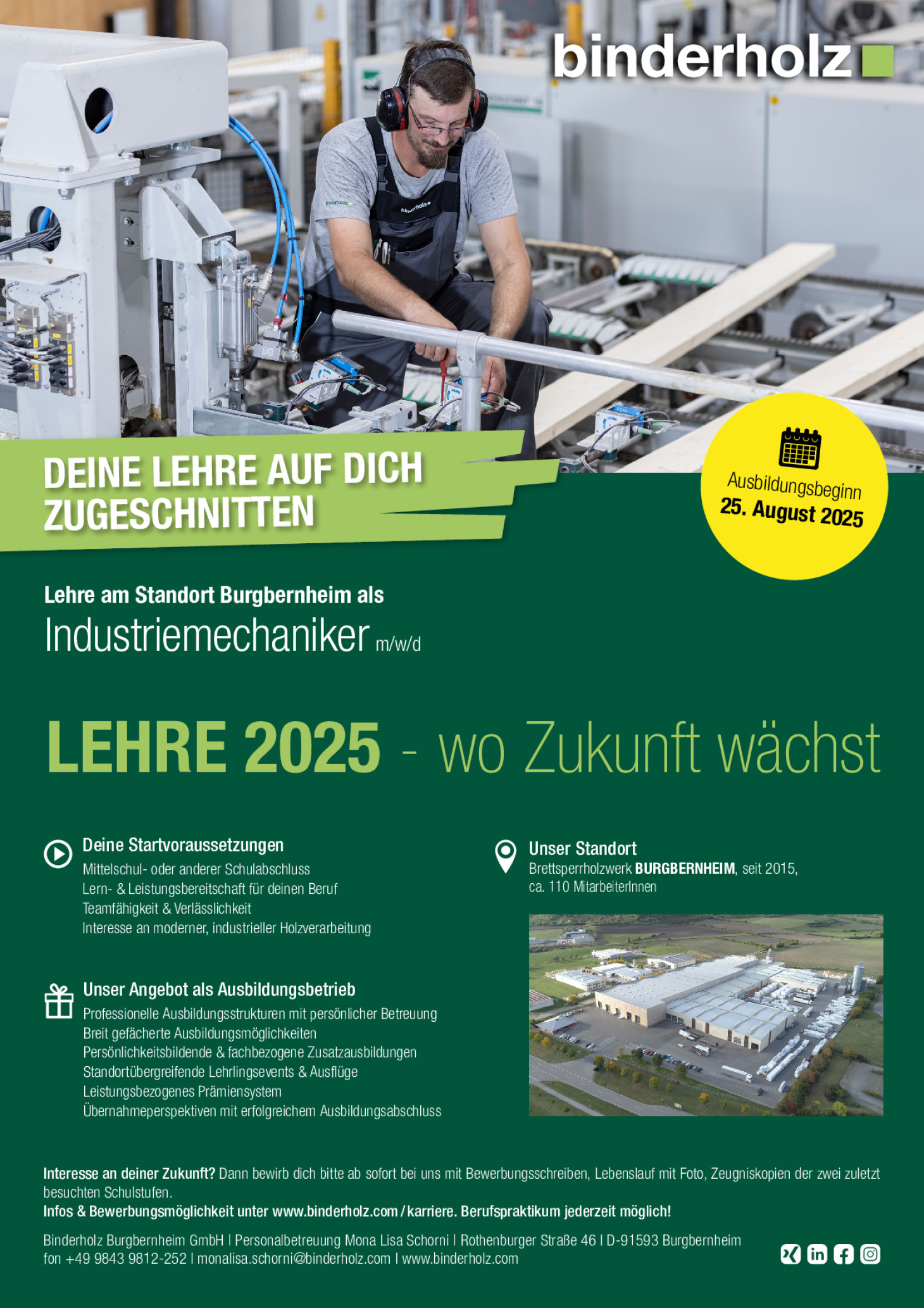 Industriemechaniker m/w/d (Burgbernheim)