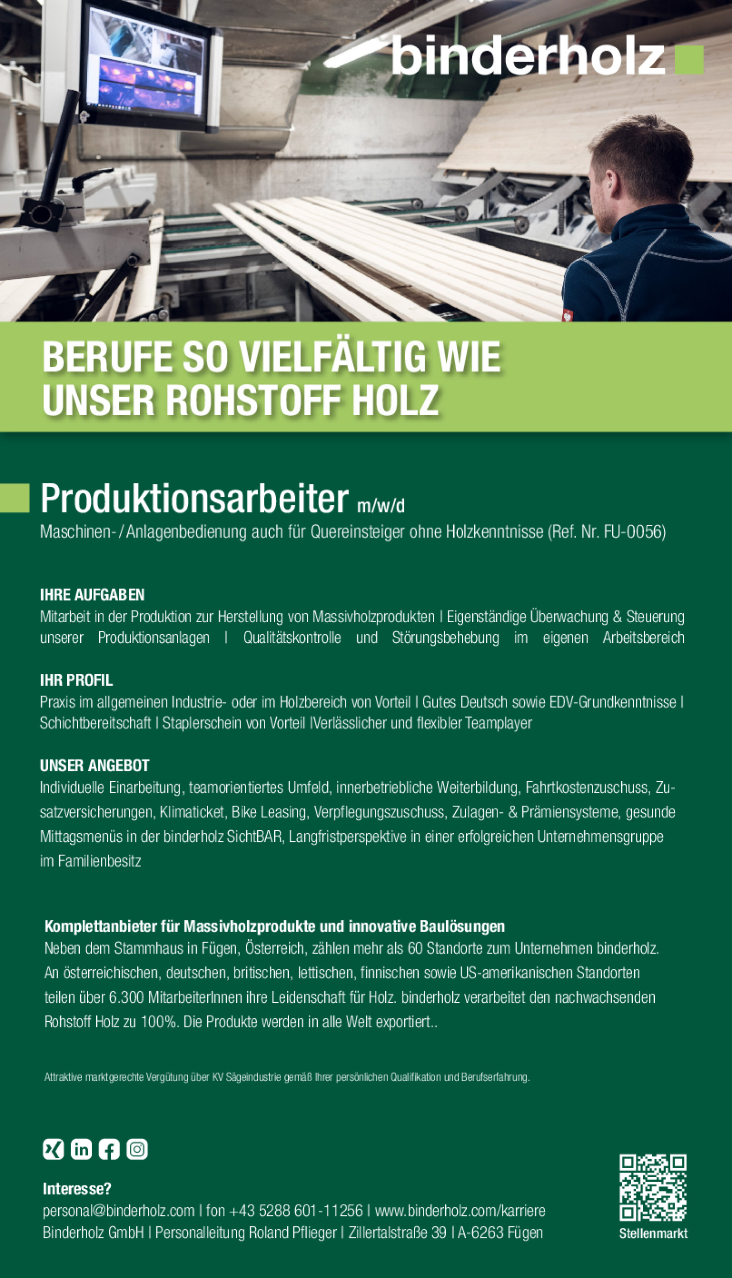 Produktionsmitarbeiter m/w/d