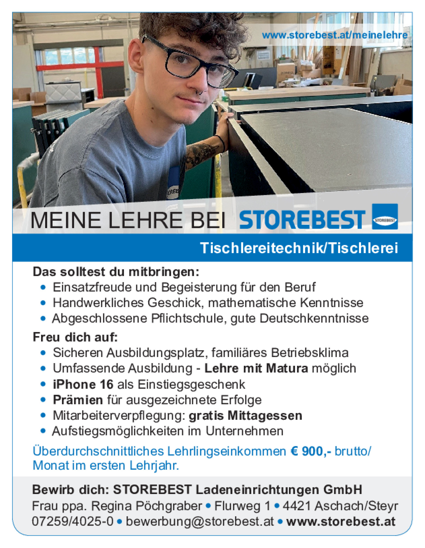 Lehrlinge Tischlereitechnik / Tischlerei(m/w)