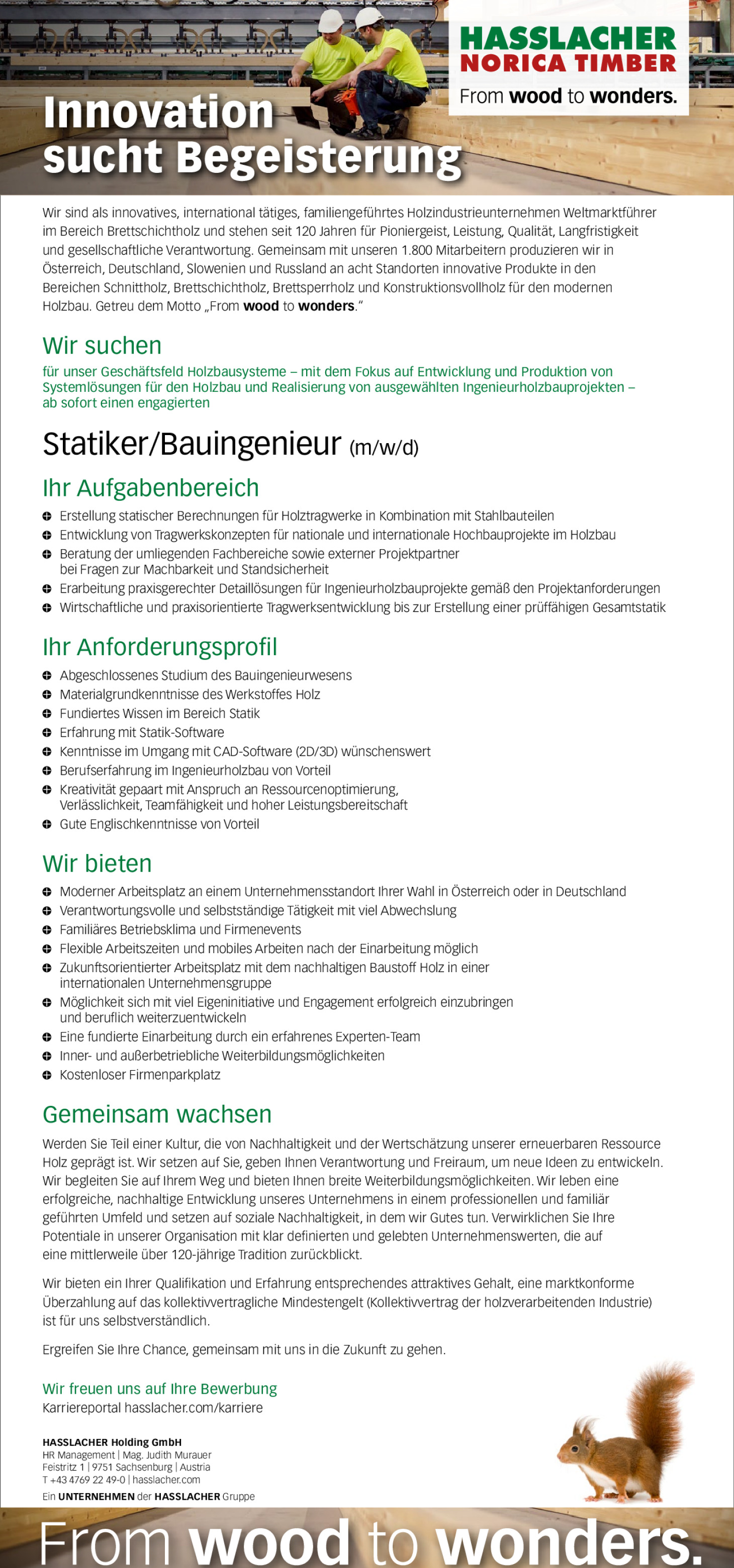 Statiker/Bauingenieur (m/w/d)