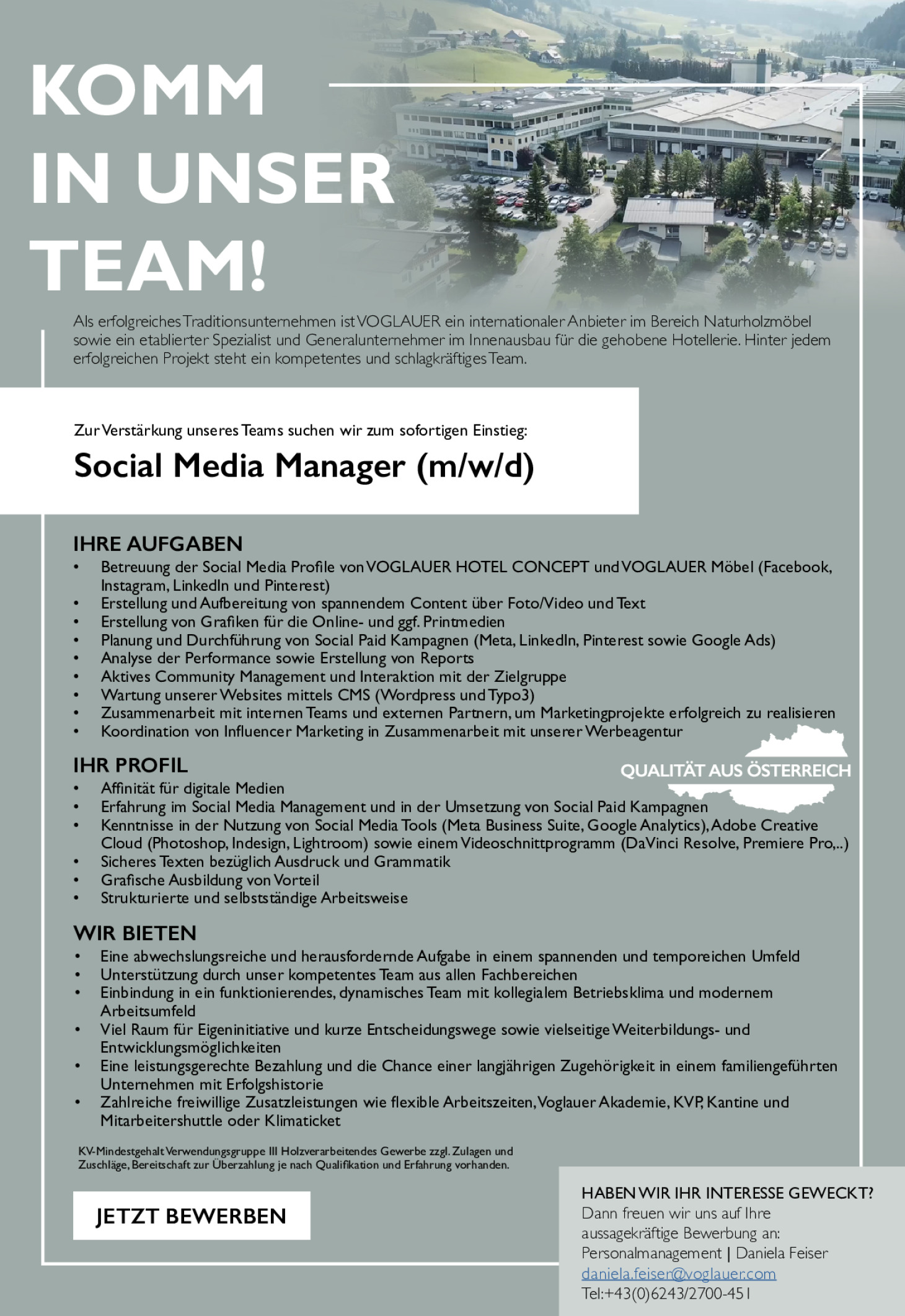 Social Media Manager (m/w/d)