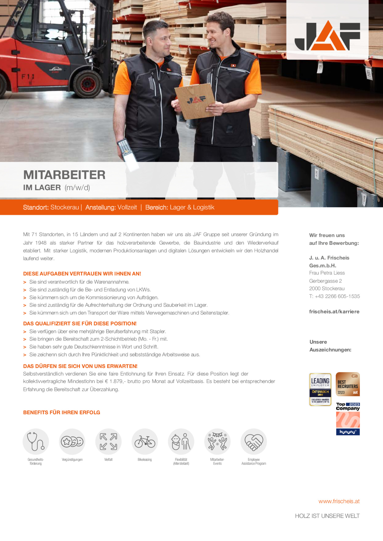 LAGERMITARBEITER (m/w/d)