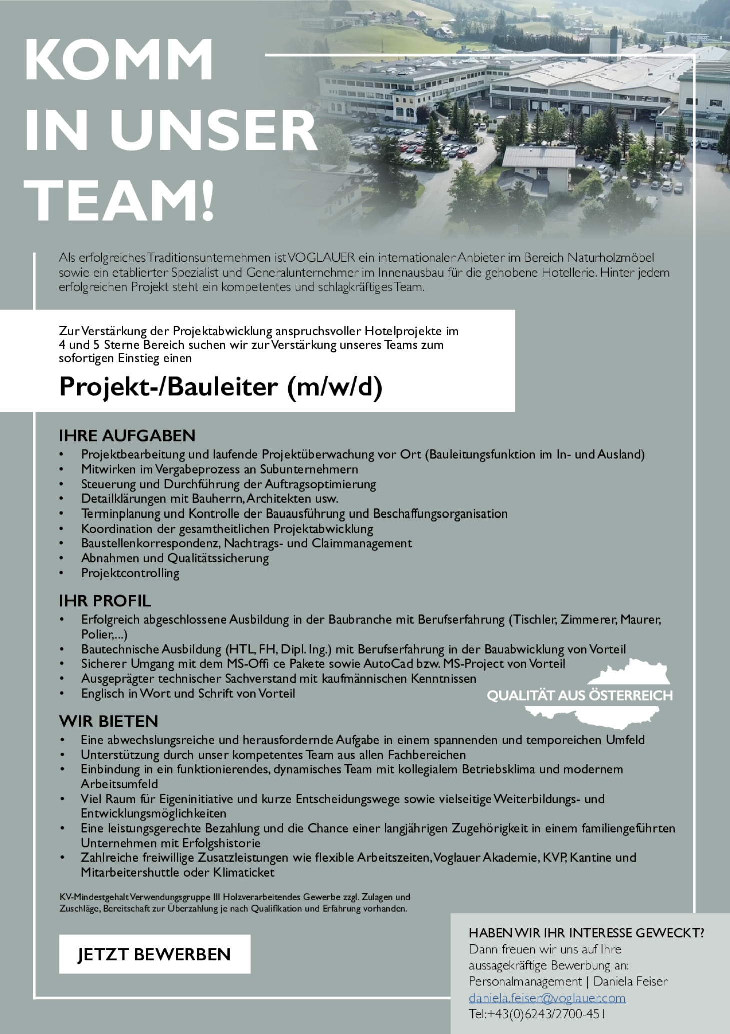 Projekt-/Bauleiter (m/w/d)