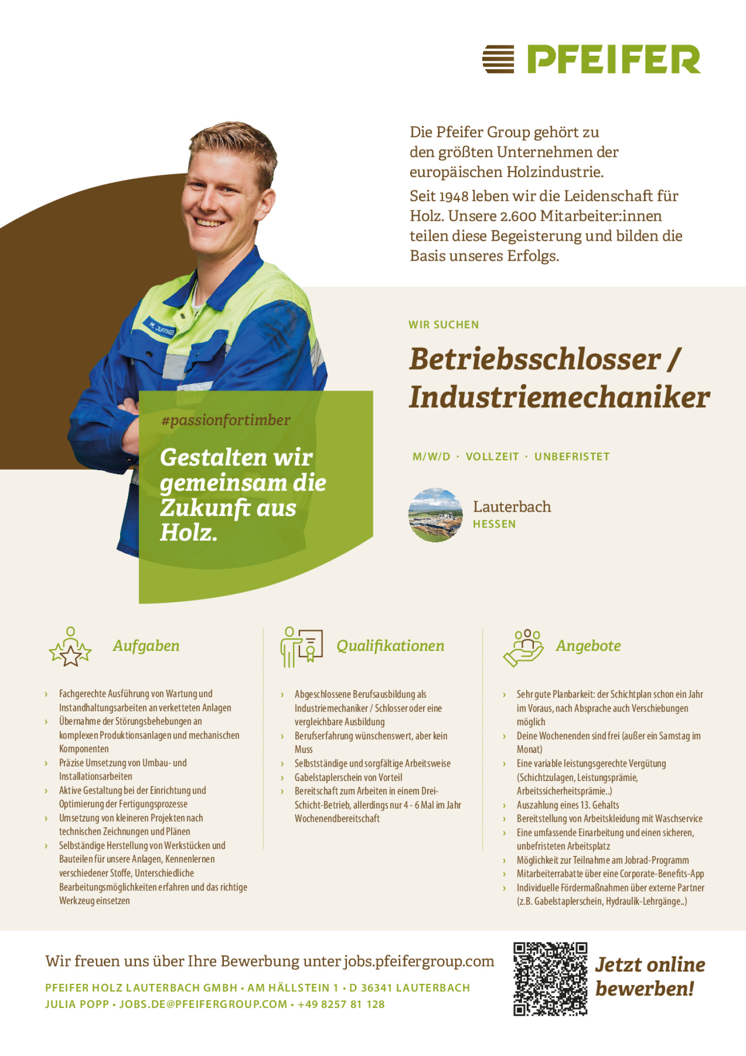 Betriebsschlosser / Industriemechaniker (m/w/d)