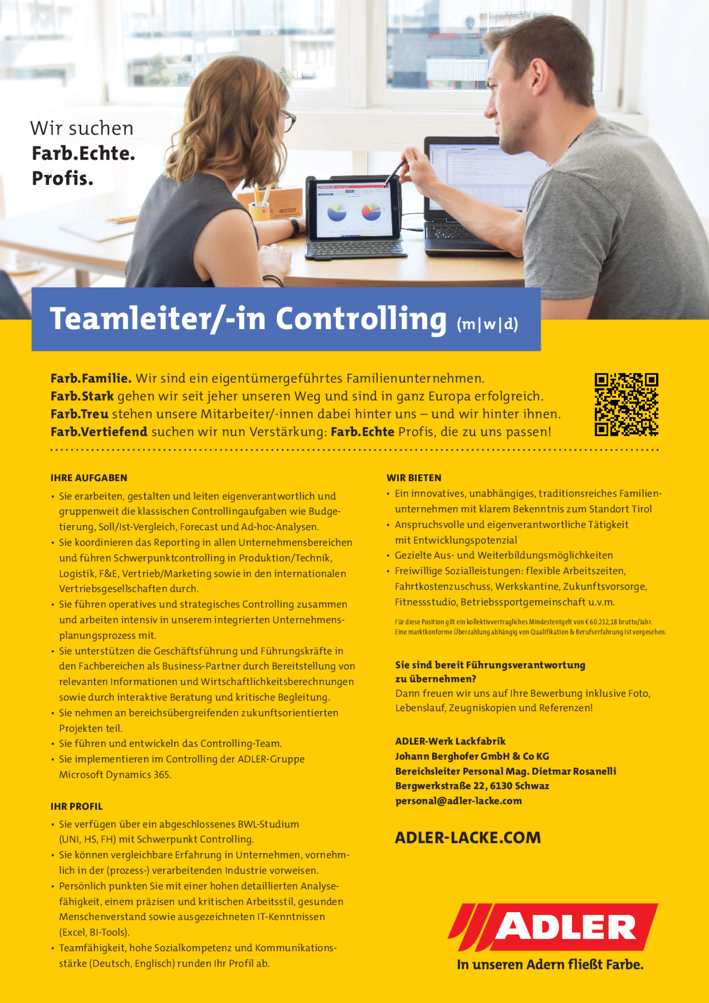 Teamleiter Controlling (m/w/d)