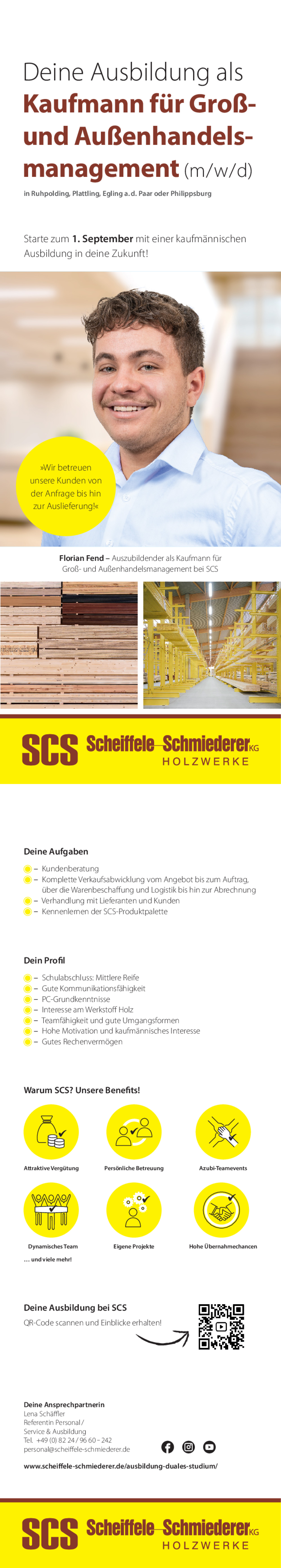 Ausbildung als Kaufmann für Groß- und Außenhandelsmanagement (m/w/d) - Start: 01.09.2025