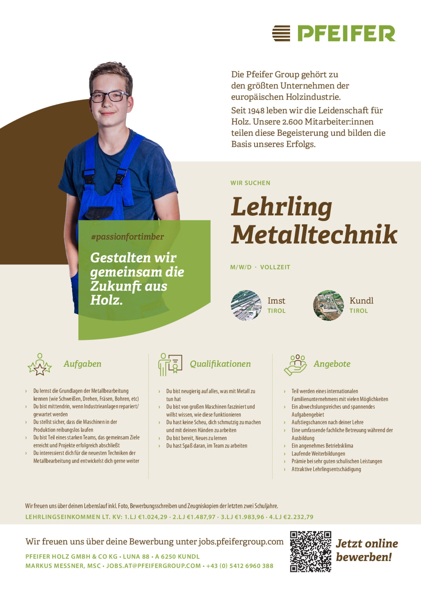 Lehrling für Metalltechnik (m/w/d)