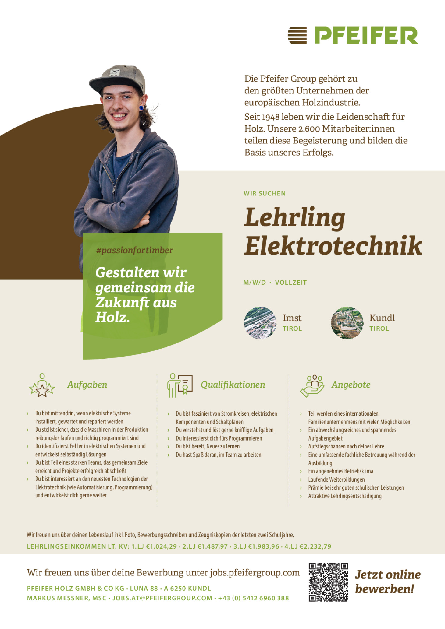 Lehrling für Elektrotechnik (m/w/d)