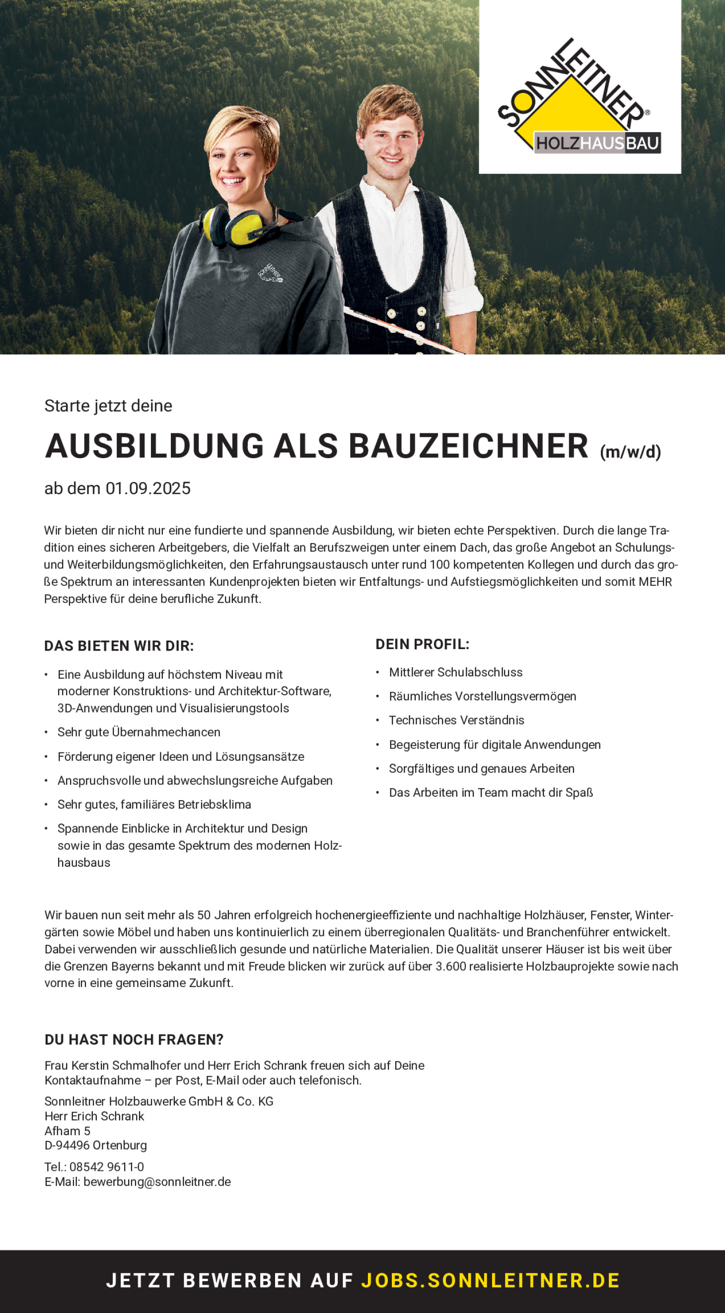 Ausbildung zum Bauzeichner (m/w/d)