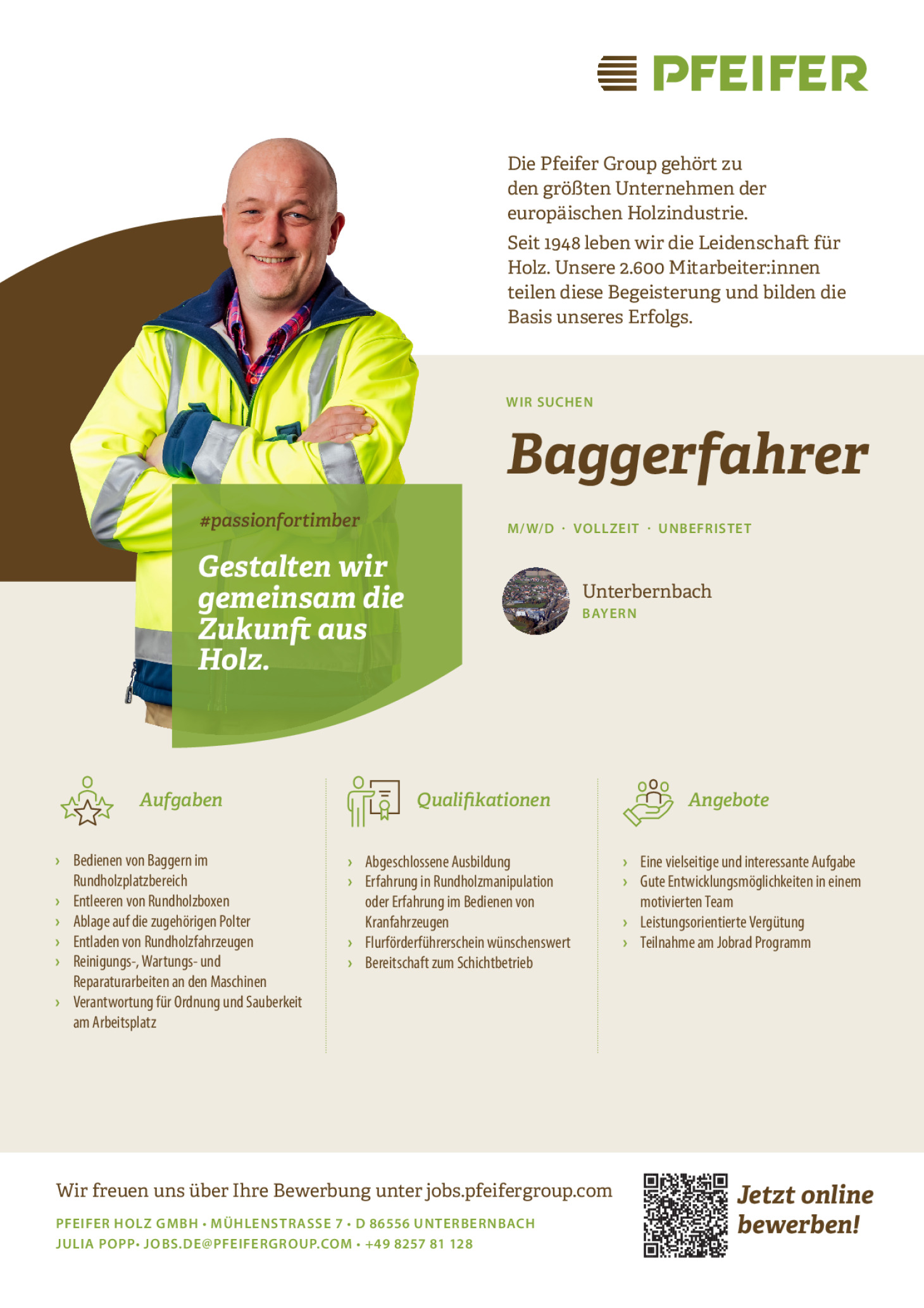 Baggerfahrer (m/w/d) unbefristet