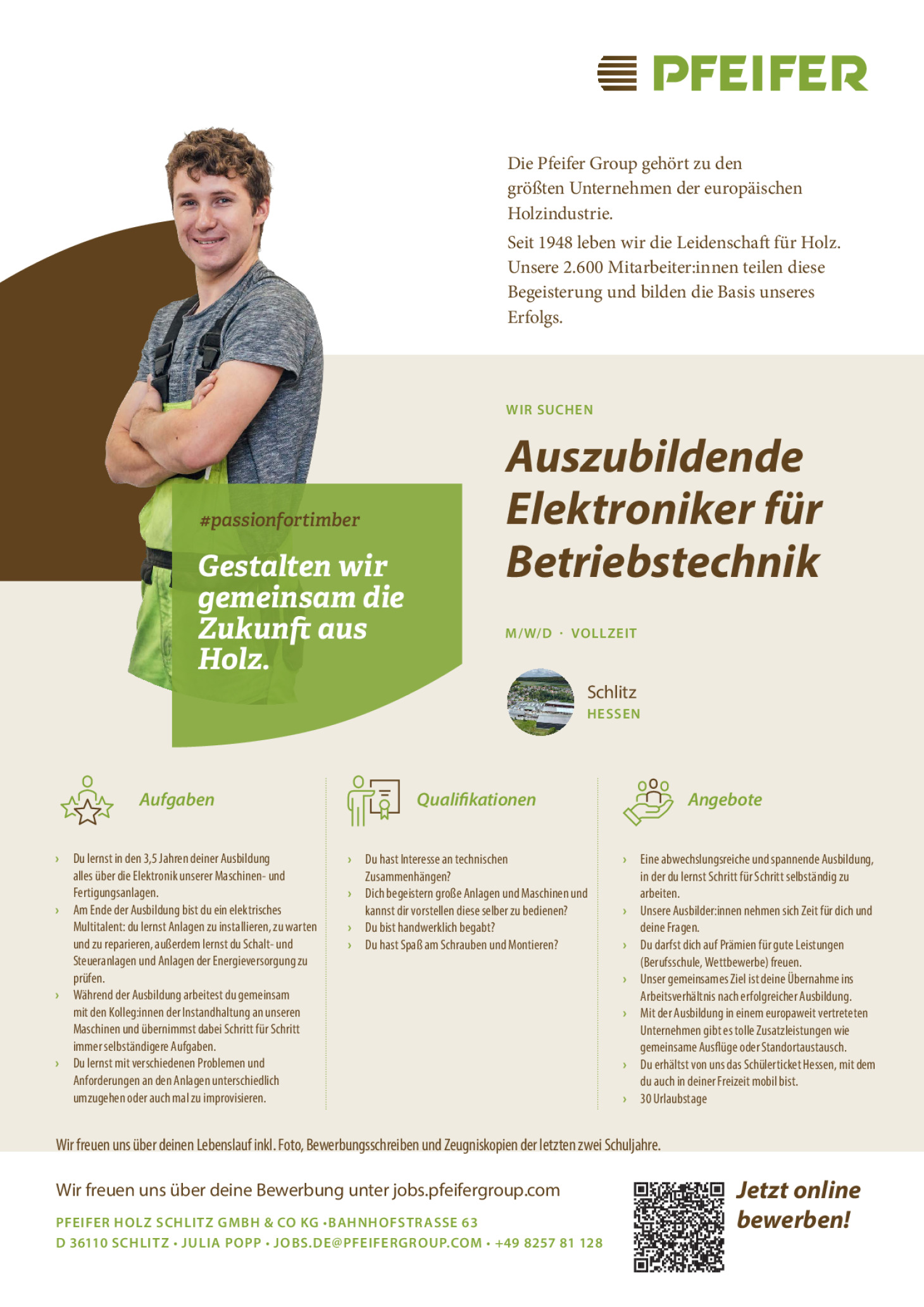 Ausbildung Elektroniker für Betriebstechnik (m/w/d)