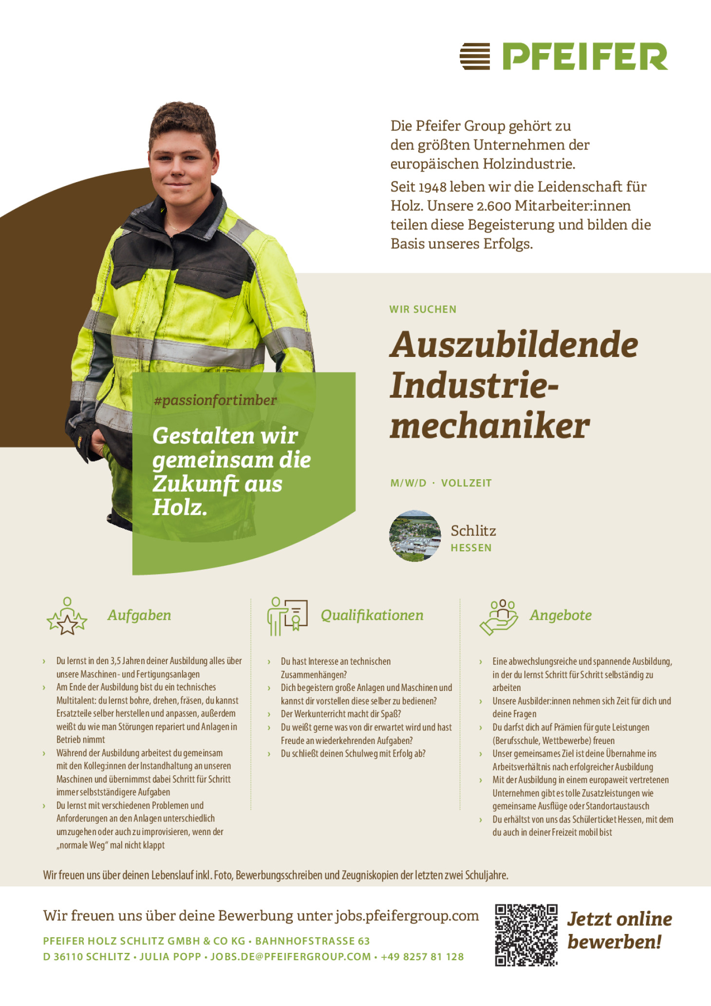 Ausbildung Industriemechaniker (m/w/d)