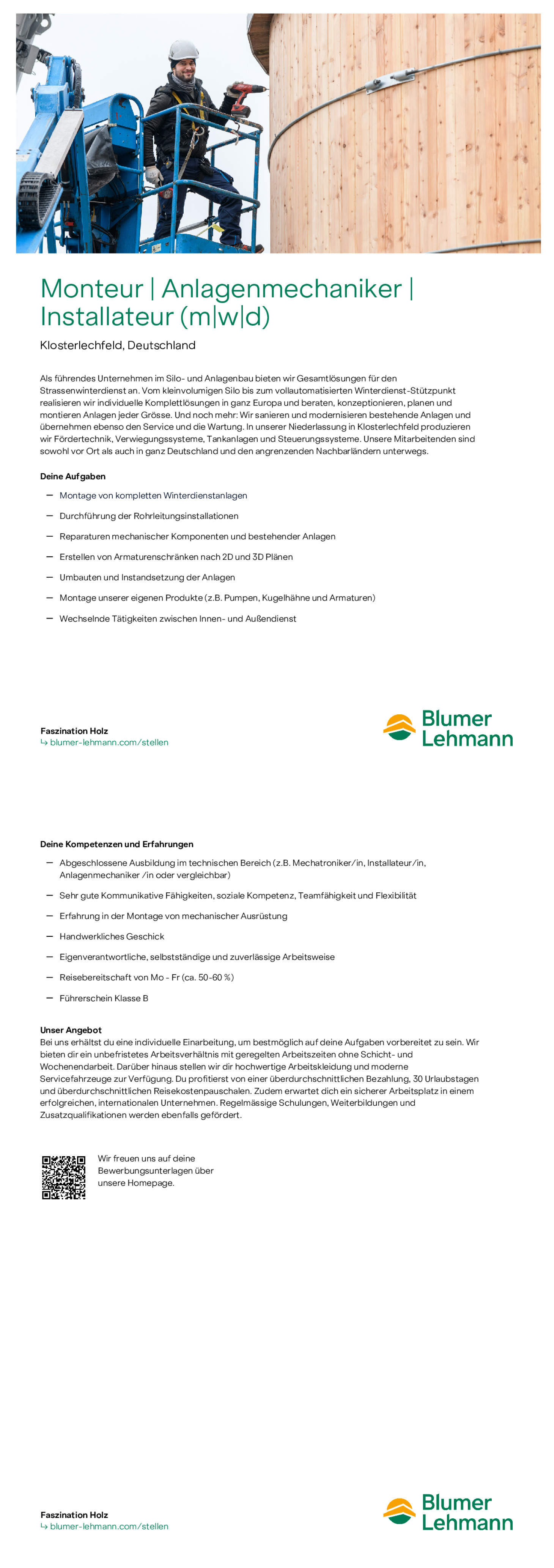 Monteur | Anlagenmechaniker | Installateur (m|w|d)