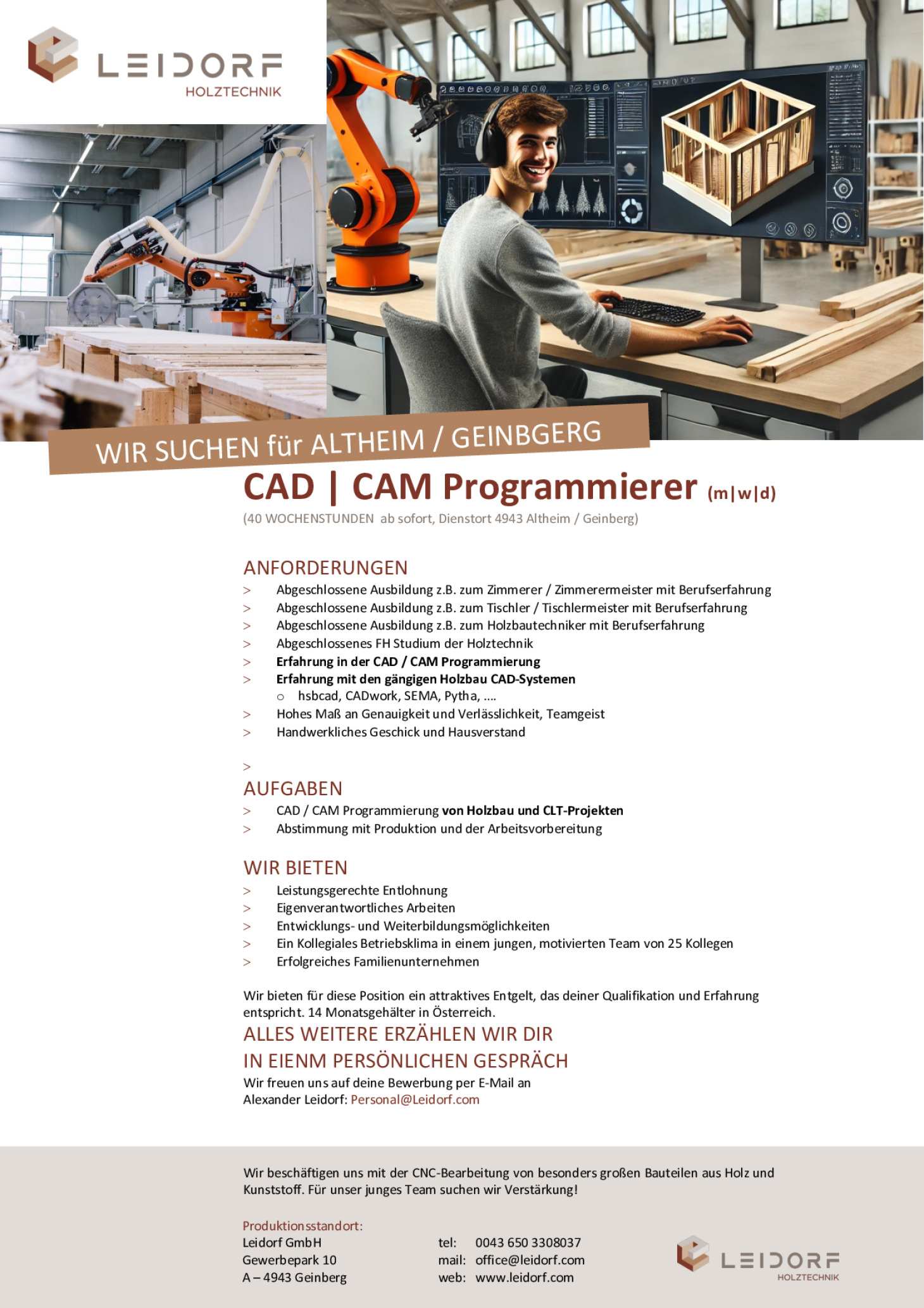 CAD | CAM Programmierer m|w|d