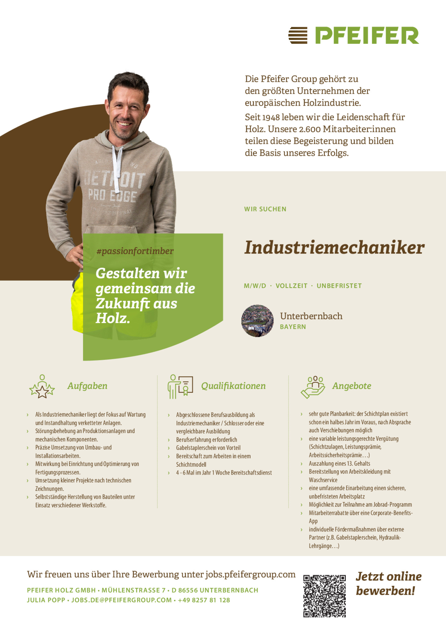 Betriebsschlosser / Industriemechaniker (m/w/d) unbefristet