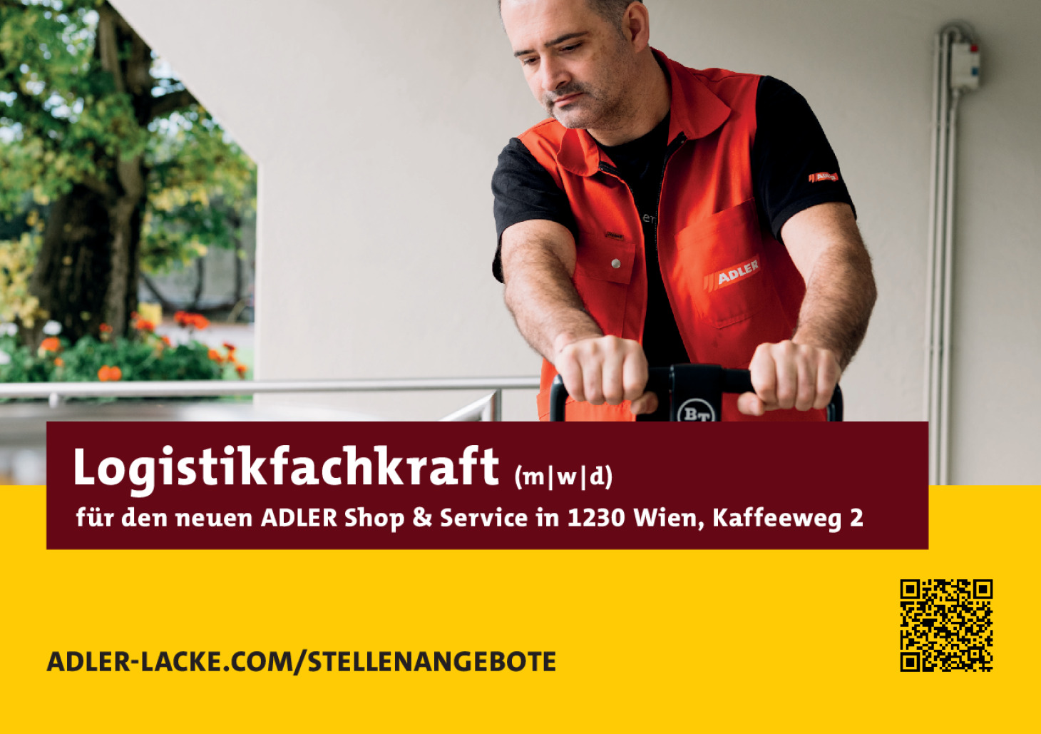 Logistikfachkraft - ADLER Shop & Service Wien