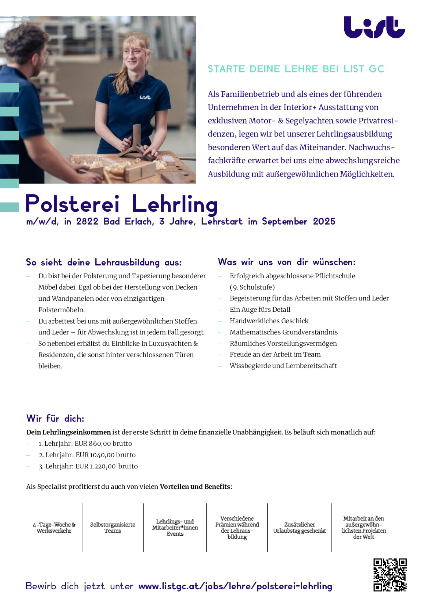 Lehre Polsterei