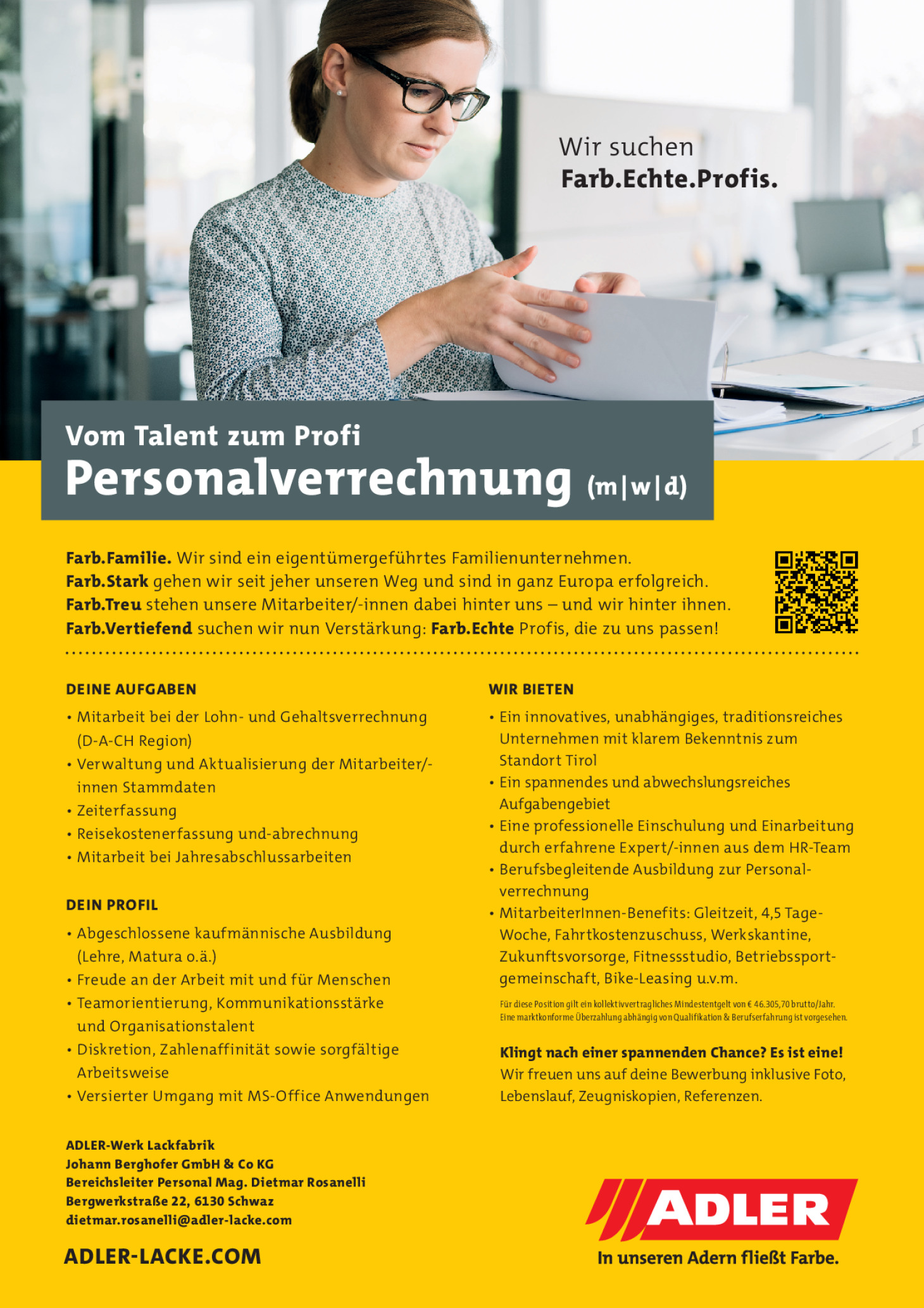 Personalverrechner (m/w/d)