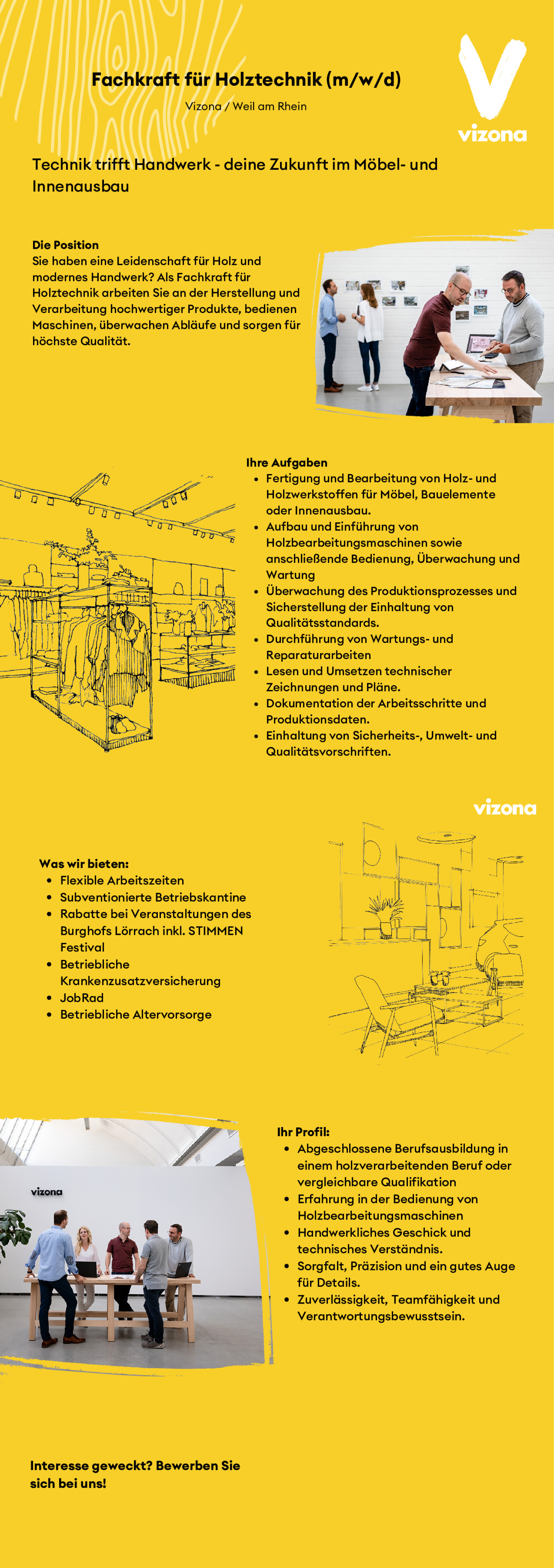 Fachkraft für Holztechnik (m/w/d) im internationalen Ladenbau